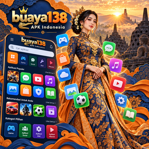 Ilustrasi antarmuka dan navigasi buaya138
